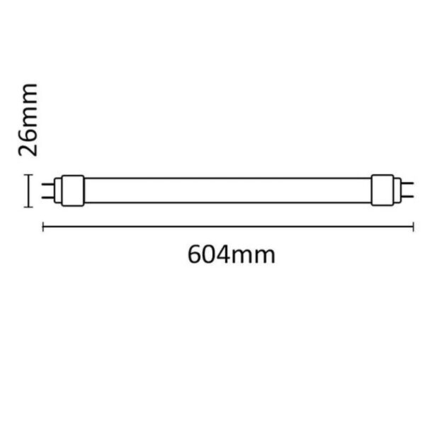 Tubo LED Asalite Vidrio G13 9W 1260Lm 4000K IP20 [ASAL-0177