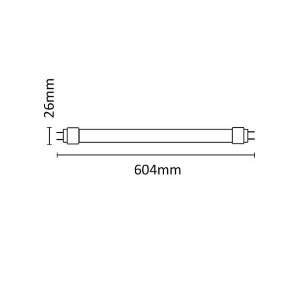 Tubo LED Asalite Vidrio G13 9W 1260Lm 4000K IP20 [ASAL-0177