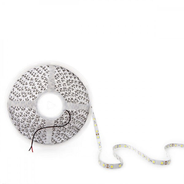 Tira de 60 LEDs/M 14.4W 20.400Lm CRI85 6000ºK SMD5050 24VDC IP20 x20M 40.000H [CA-5050-60-14,4W-20M-CW]-Blanco Frío