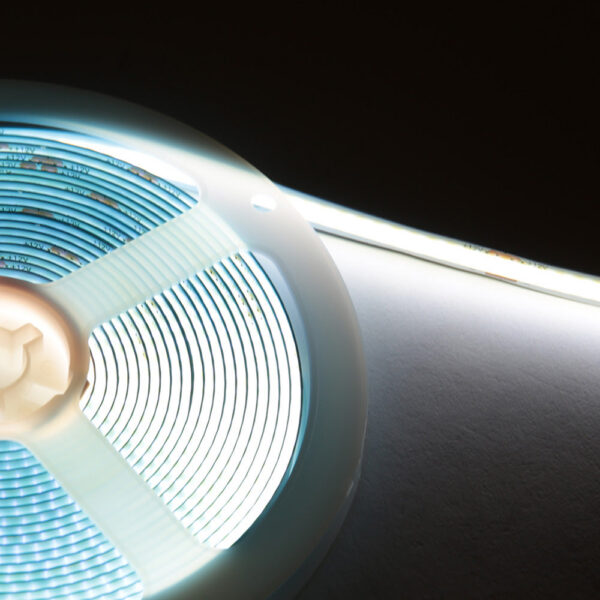 Tira de 320 LEDs/M 50W 5.000Lm CRI90 6000ºK COB 12VDC IP20 8mm Ancho x5M 40.000H [CA-COB-320-12DC-CW]-Blanco Frío