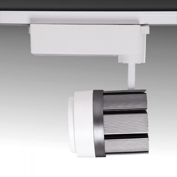 Foco de Carril LED 30W 2.700Lm CRI90 6000ºK "Athena" Monofásico Apertura Variable 50.000H [GMD-FTL03-M-30-CW]