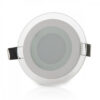 Foco Downlight LED 6W 600Lm 6000ºK Circular   Cristal Ø95Mm 40.000H [GR-MB01-6W-CW]