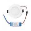 Foco Downlight LED 6W 600Lm 6000ºK Circular   Cristal Ø95Mm 40.000H [GR-MB01-6W-O-CW]