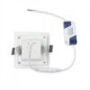 Foco Downlight LED 6W 600Lm 6000ºK Cuadrado   Cristal 40.000H [GR-MB02-6W-CW]
