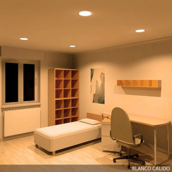 Placa LED 18W 1800Lm 6000ºK Circular 40.000H [GR-RDP1305-18W-CW]