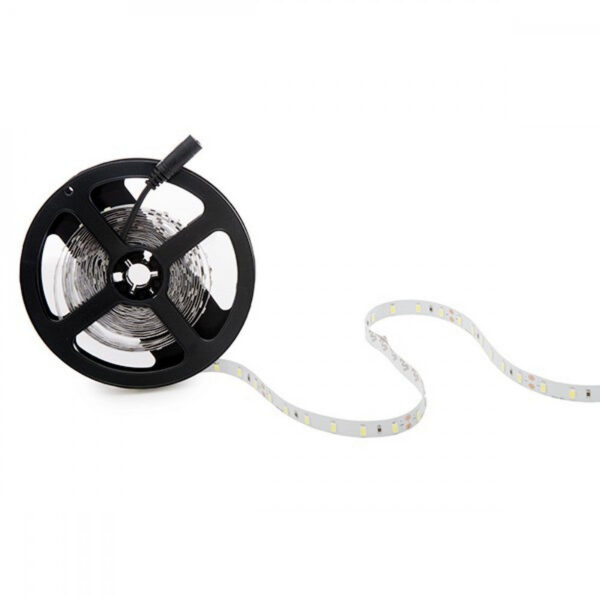 Tira de 300 LEDs 40W 4.000Lm CRI85 6000ºK SMD2835 24VDC IP20 x5M 40.000H [GR-RDT2835-60-24-CW]-Blanco Frío