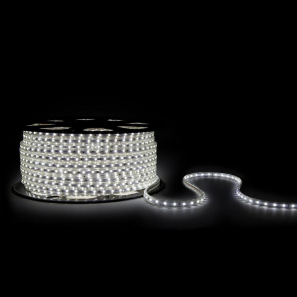 Tira de 60 LEDs/M 6W 360Lm 6000ºK SMD2835 220VAC IP65 x1M 40.000H  [HO283560220V5MM6LMCW]