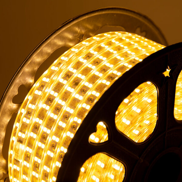 Tira de 120 LEDs/M 500W 1.000Lm 6000ºK SMD5050 220VAC IP65 x50M 40.000H  [HO-220-120-50M-CW]