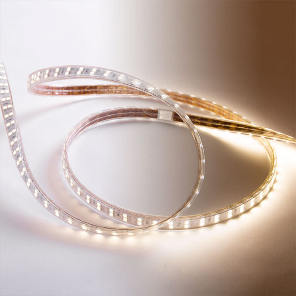 Tira de 120 LEDs/M 500W 1.000Lm 6000ºK SMD5050 220VAC IP65 x50M 40.000H  [HO-220-120-50M-CW]