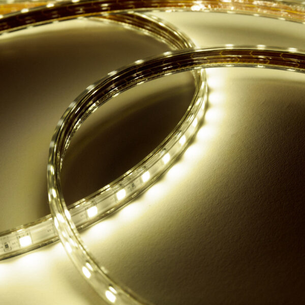 Tira de 60 LEDs/M 500W 42.000Lm 6000ºK SMD5050 220VAC IP65 x50M 40.000H  [HO-220-60-50M-CW]