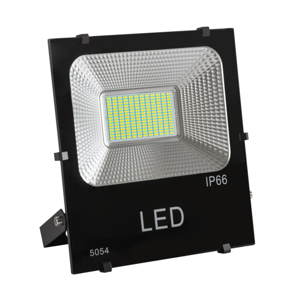 Foco Proyector LED 100W 10.000Lm 6000ºK Solar Sensor 100W + Control Remoto Panel 6V/25W 40.000H  [HO-626005-CW]