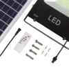 Foco Proyector LED 100W 10.000Lm 6000ºK Solar Sensor 100W + Control Remoto Panel 6V/25W 40.000H  [HO-626005-CW]