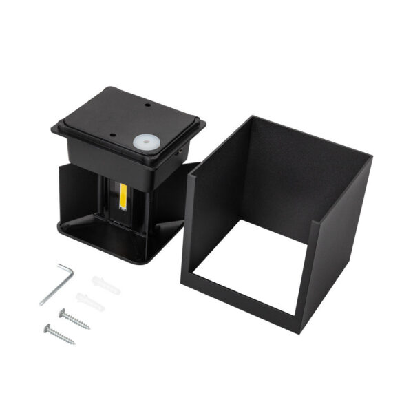 Aplique LED Exterior 2x5W 100Lm/W IP65 Negro 4000K [HO-APL06-IP65-B-W]