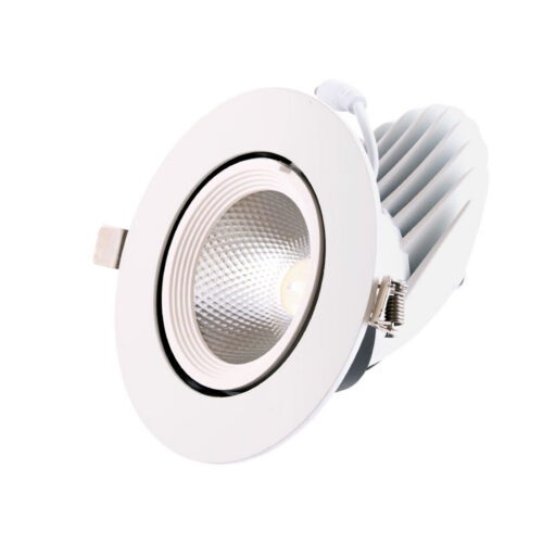 Foco Downlight LED 24W 3600Lm 4000ºK Circular Orientable 40.000H [HO-COB-C-OR-24W-W]