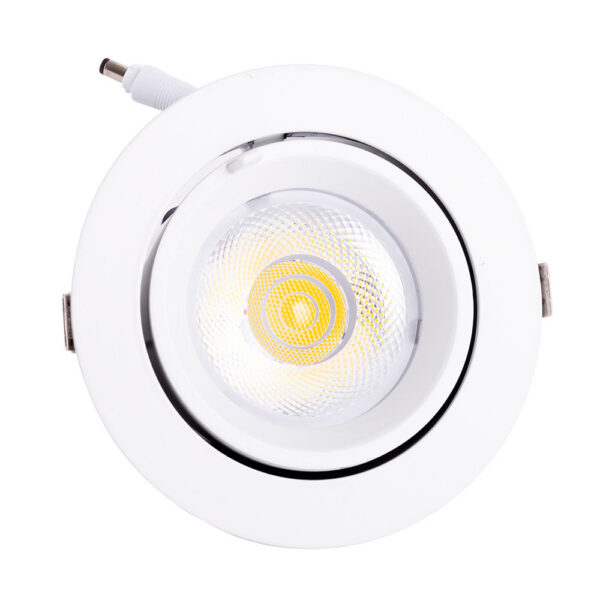 Foco Downlight LED 30W 4500Lm 4000ºK Circular Orientable 40.000H [HO-COB-C-OR-30W-W]