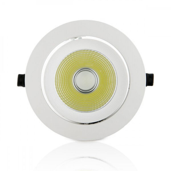 Foco Downlight LED 40W 5.000Lm 6000ºK Circular Orientable 40.000H [HO-COB-OR-40W-CW]