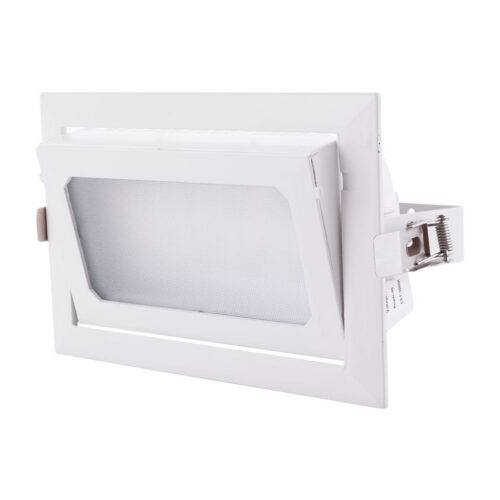 Foco Downlight LED 40W 6600Lm 4000ºK Rectangular Orientable 40.000H [HO-COB-R-OR-40W-W]