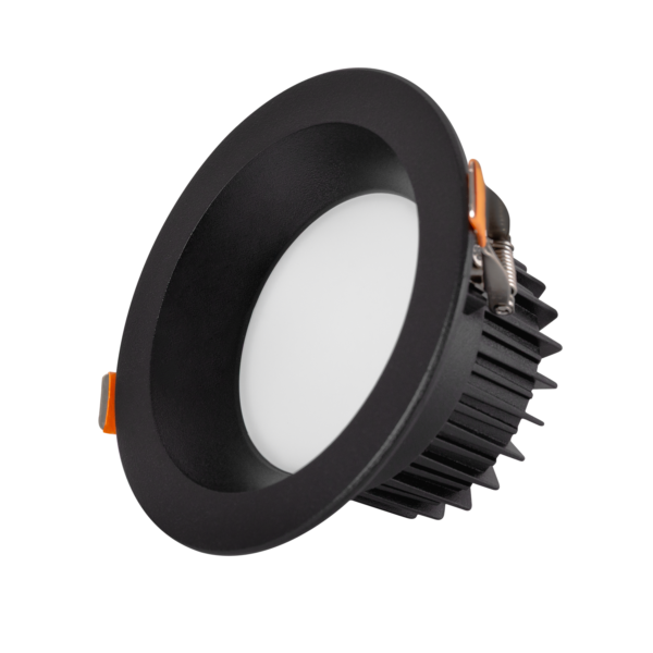 Foco Downlight Circular LED 9W 900Lm 6000ºK Anti-Deslumbrante UGR19 40.000H Negro