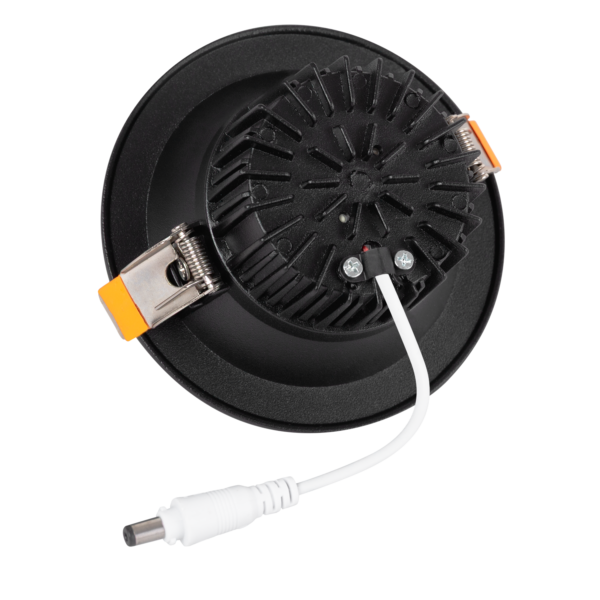 Foco Downlight Circular LED 9W 900Lm 6000ºK Anti-Deslumbrante UGR19 40.000H Negro