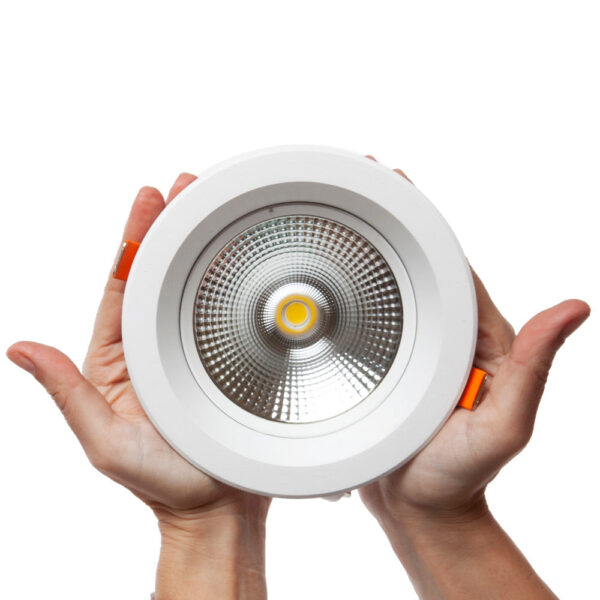 Foco Downlight Circular LED 15W 2100Lm 6000ºK Anti-Deslumbrante UGR19 40.000H [HO-DL-AD-COB-15W-CW]