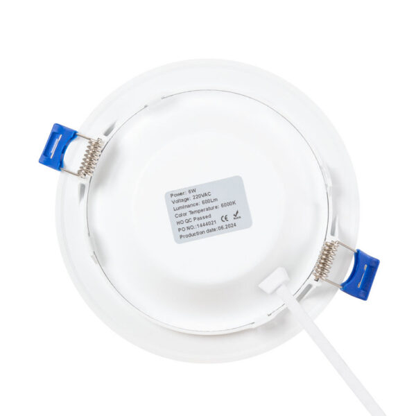 Placa Downlight LED 100Lm/W 6W 600Lm 6000ºK IP20 [HO-DLC-6W-600LM-CW]