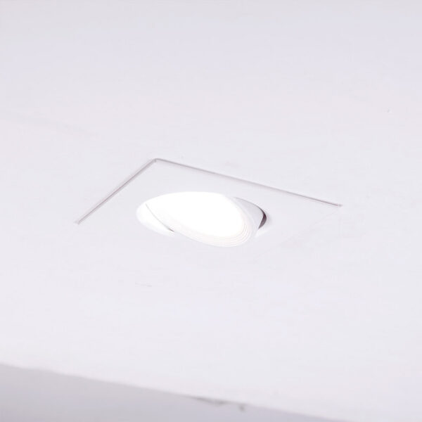 Foco Downlight LED 7W 630Lm 6000ºK Rectangular Basculante 40.000H [HO-DLPL-CUAD-7W-CW]