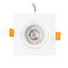 Foco Downlight LED 7W 630Lm 6000ºK Rectangular Basculante 40.000H [HO-DLPL-CUAD-7W-CW]