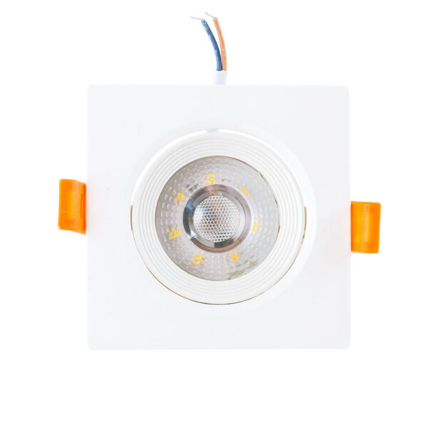Foco Downlight LED 7W 630Lm 6000ºK Rectangular Basculante 40.000H [HO-DLPL-CUAD-7W-CW]