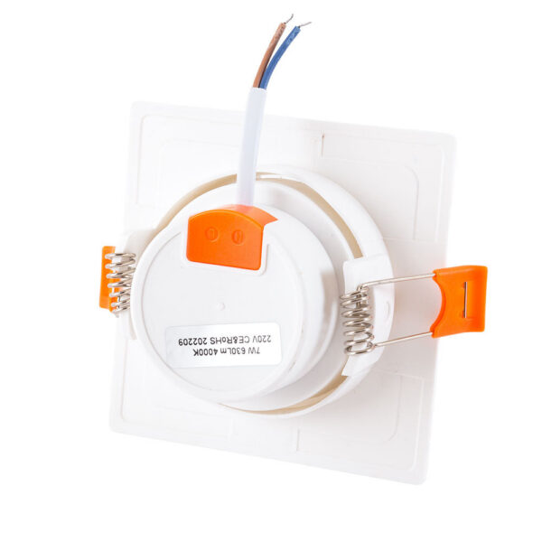 Foco Downlight LED 7W 630Lm 6000ºK Rectangular Basculante 40.000H [HO-DLPL-CUAD-7W-CW]