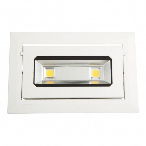 Foco Downlight LED 20W 1.800Lm 6000ºK Rectangular Basculante 40.000H [HO-DRECTBAS-20W-CW]