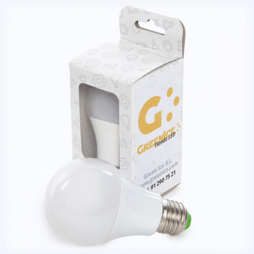 Bombilla LED E27 9W 810Lm 810Lm Estuche Personalizado 40.000H [HO-ED-B3-E27-9W-CW-EP03]