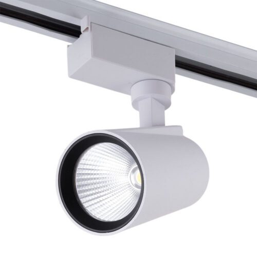 Foco de Carril LED 15W 1.350Lm CRI85 6000ºK Monofásico 40.000H [HO-FC-15W-W-CW]