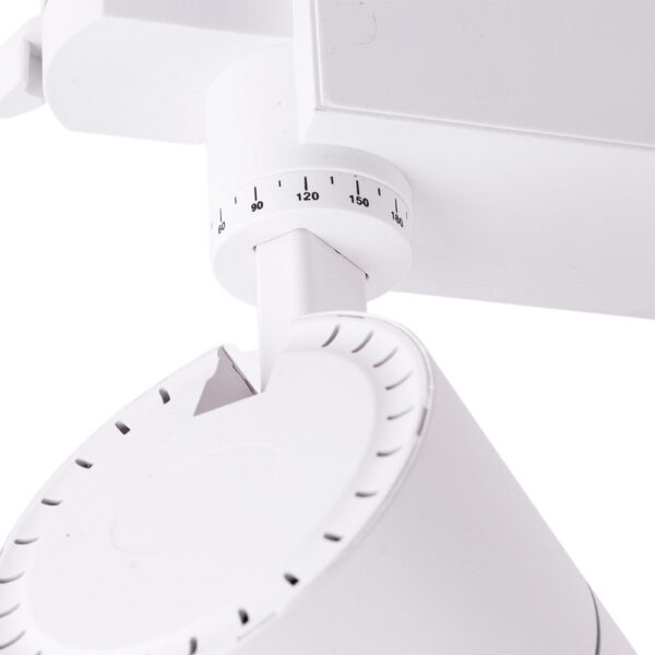 Foco de Carril LED  30W 2700Lm CRI90 4200ºK Monofásico 40.000H Antideslumbrante  [HO-FC-30W-AD-W-W]