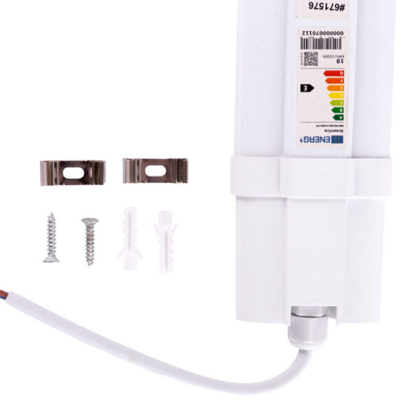 Tubo LED Enlazable IP65 36W 4000Lm 6510ºK 120Cm 40.000H  [HO-FSG-001-1.2M-CW]