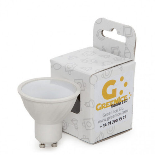 Bombilla LED GU10 6W 500Lm 6000ºK Estuche Personalizado 40.000H [HO-GU10-SMD-6W-IC-CW-EP07]