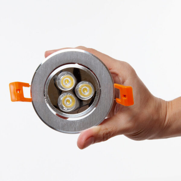 Foco Downlight LED 3W 300Lm 6000ºK Circular 40.000H [HO-LEDDOWN-3W-CW]