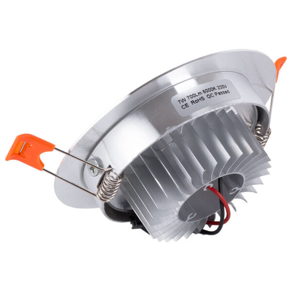 Foco Downlight LED 7W 700Lm 6000ºK Circular 40.000H [HO-LEDDOWN-7W-CW]