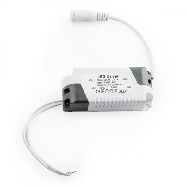 Foco Downlight LED 18W 1800Lm 6000ºK Circular   Cristal Ø200Mm 40.000H [HO-MB01-O-18W-CW]