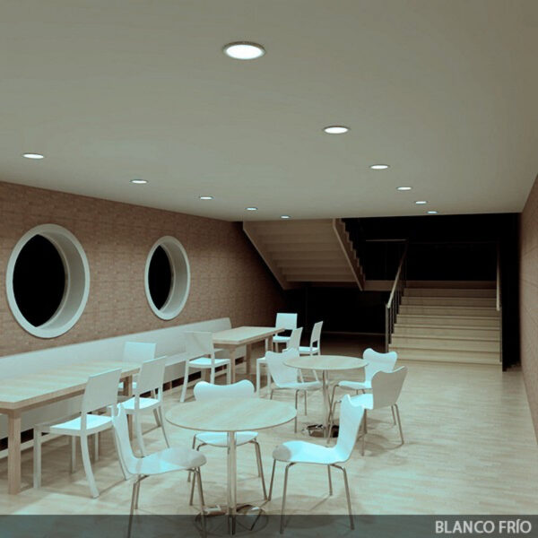 Foco Downlight LED 18W 1800Lm 6000ºK Circular   Cristal Ø200Mm 40.000H [HO-MB01-O-18W-CW]