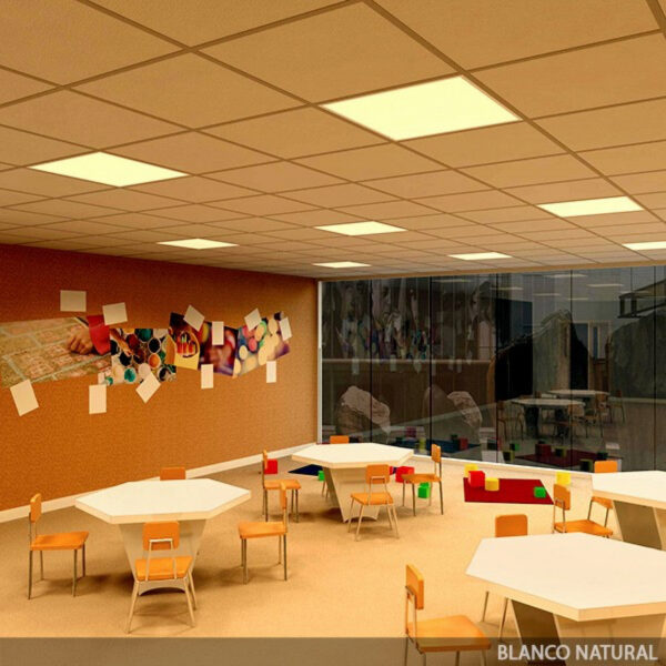 Panel LED Superslim 36W 3.623Lm 6000ºK 60x60Cm UGR19 Marco Blanco 40.000H  [HO-PANMB59559536W-CW]