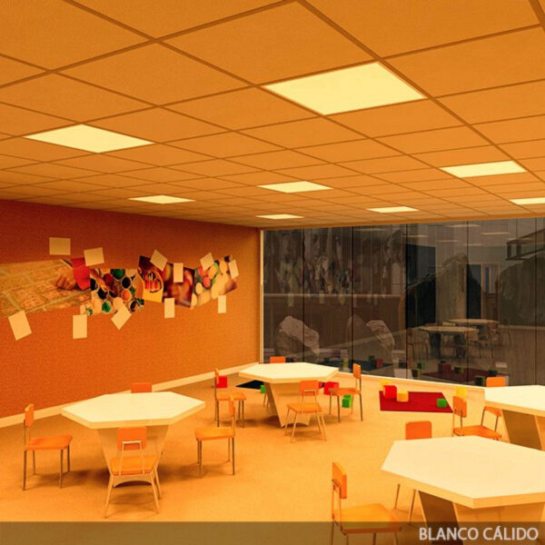 Panel LED Superslim 36W 3.623Lm 6000ºK 60x60Cm UGR19 Marco Blanco 40.000H  [HO-PANMB59559536W-CW]