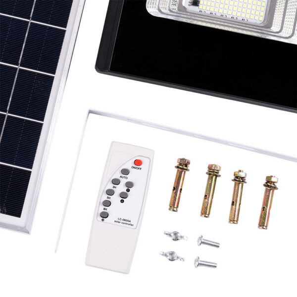 Proyector LED Solar 30W 6500K Panel: 6V/6W Batería: 3,2V/3000MaH Control Remoto [HO-SOLARFL-30W-01]