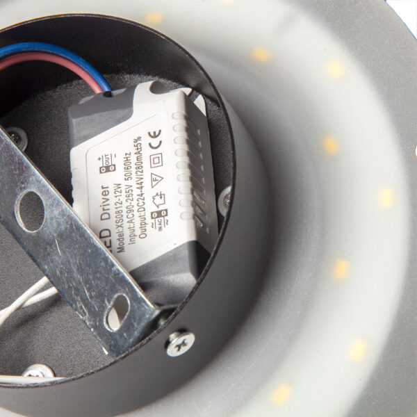 Aplique LED 12W  918Lm 4200ºK Luna 40.000H [HO-WL-LUNA-12W-B-W]