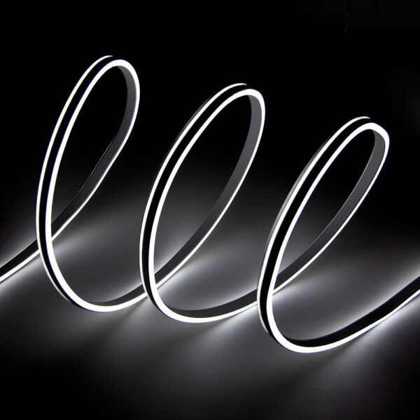 Tira LED Manguera "Neon Flex" 6W 6000ºK 24V 8x18mm Doble 120xSMD2835 6W/M x1M 40.000H - Corte 5CM [HONSPVC8x18D2205CMCW]