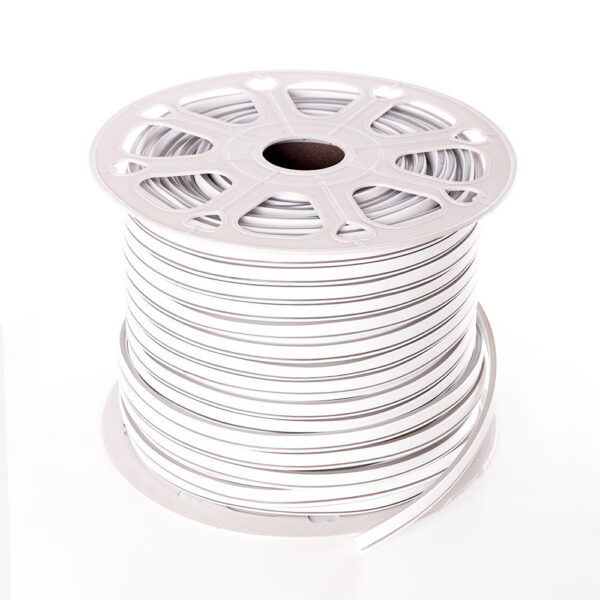 Tira LED Manguera "Neon Flex" 6W 6000ºK 24V 8x18mm Doble 120xSMD2835 6W/M x1M 40.000H - Corte 5CM [HONSPVC8x18D2205CMCW]