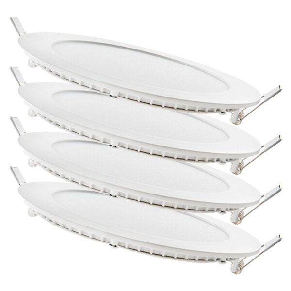 Pack 4 Placas LED 12W 1200Lm 6000ºK 40.000H [JL-GP-LZ-2-PK4-AP]