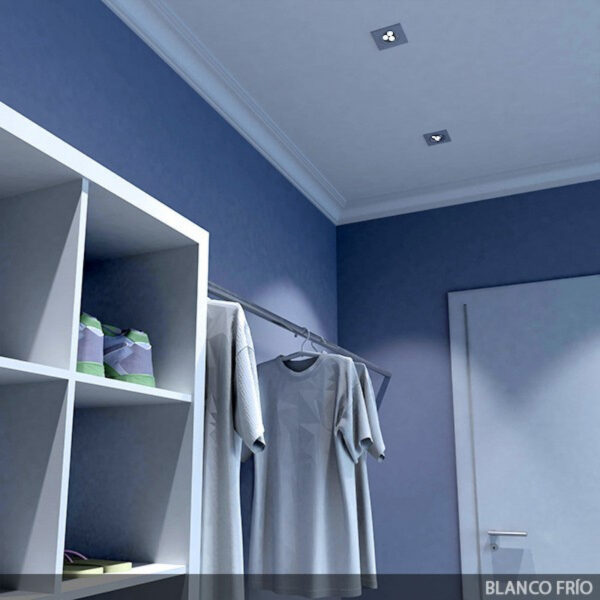 Bombilla LED GU10 3W 300Lm 6000ºK 40.000H [JL-GU10-3X1W-A-CW]