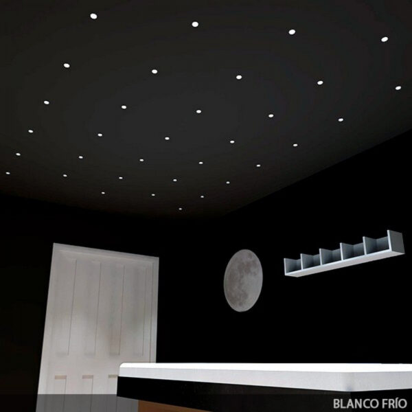 Luz LED Empotrable 2W 180Lm 6000ºK "Diana" Circular Ø36Mm 40.000H [JN-S003-A-CW]