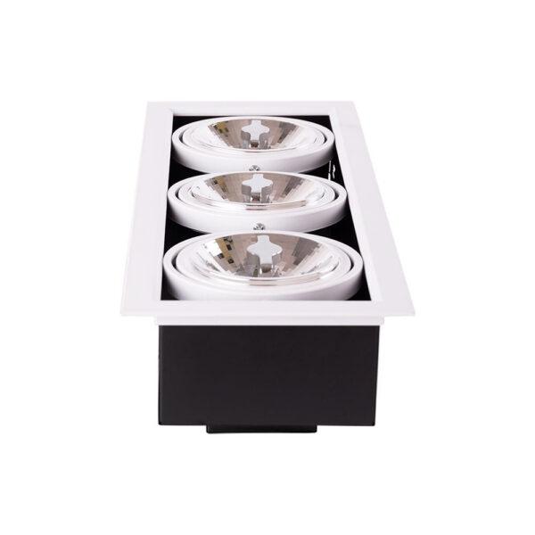 Foco Downlight Cardan LED 36W 3.600Lm 6000ºK CREE RA►90 40.000H [JW-CAR-LED-3x12W-CW]