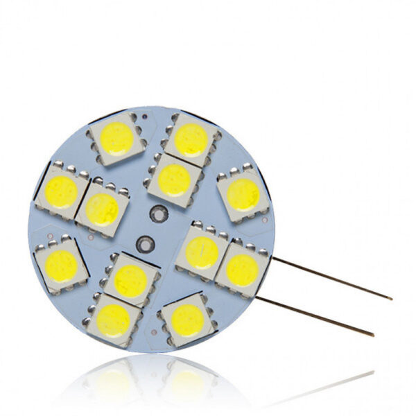 Bombilla LED G4 2.4W 180Lm 6000ºK 40.000H [KD-G4-12-2,4W-5050SMD-CW]